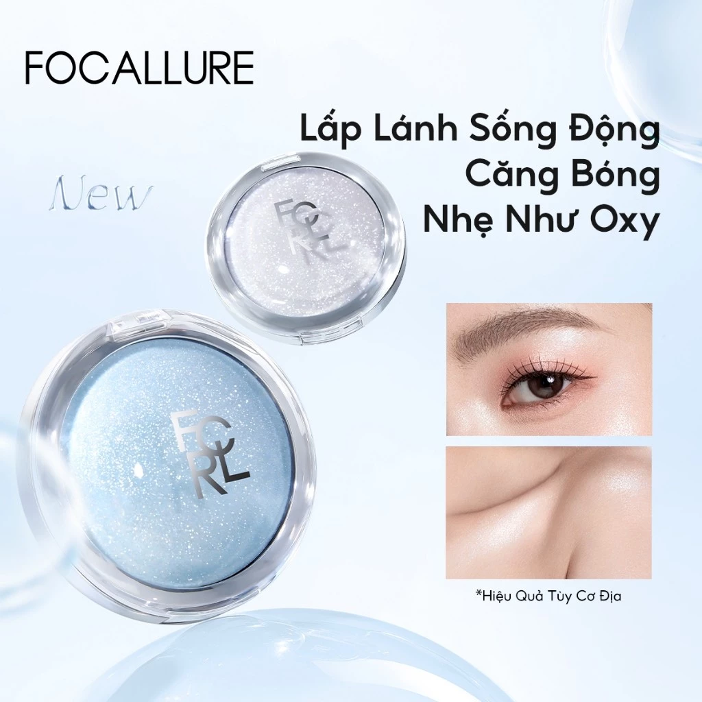 Focallure GALAXY Highlighter Soft Mochi Texture Glow Fresh Dewy Glow Melt Into Skin 8.5g