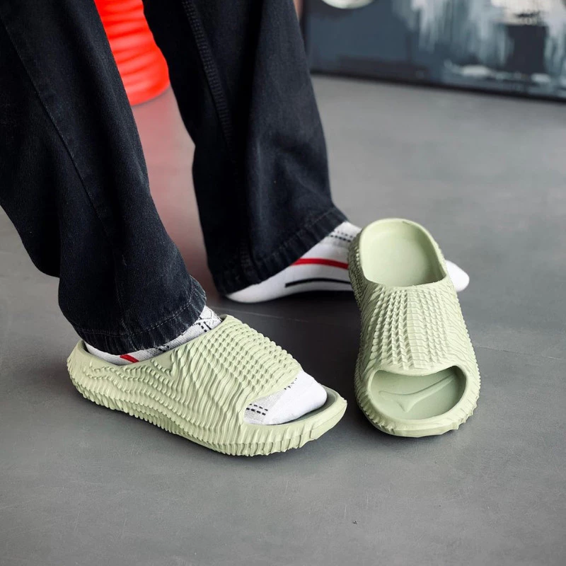 TIPONO LM37 Dép Quai Ngang Unisex Đế Bánh Mì EVA Êm Nhẹ, Vân Nhám Dập Nổi, Chống Trượt