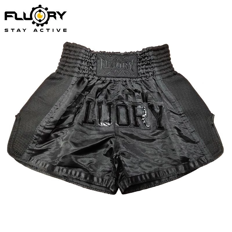 Quần short Muay Thái FLUROY - Quần chiến đấu MMA dành cho thanh niên & người lớn, phù hợp tập luyện Sanda, Kickboxing và võ thuật (Quần áo chiến đấu co giãn Pro-Grade)