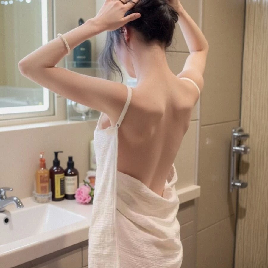 [Sẵn Sàng] Bộ Đồ Ngủ Nữ Sling Váy Ngủ Váy Tắm Váy Ngủ Gợi Cảm Khăn Tắm Có Thể Đeo Được Dễ Thương ins Phong Cách Bộ Đồ Giá Trị Cao Dây Kích Thước Lớn Loungewear Thoải Mái Thoáng Mát