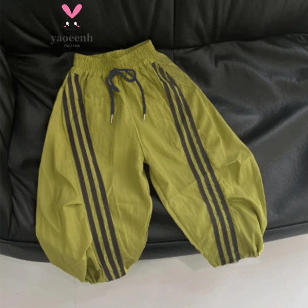 【YAOEENH】80-170CM Mùa Hè Bé Trai Bé Gái Phiên Bản Hàn Quốc Quần Muỗi Rời Vừa Lớn Trẻ Em Nhanh Khô Mỏng Phong Cách Thoáng Khí Quần Dù Hàng Có Sẵn Nhanh