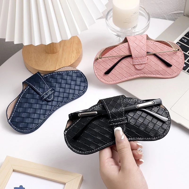 Túi đeo kính di động ins, hộp đựng kính chống nén, túi bảo quản kính mát/cận thị cho nam nữ