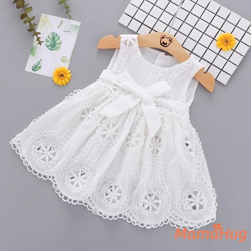 ​​Đầm Công Chúa Bé Gái Mùa Hè 2026 Cotton Phong Cách Hàn Quốc Sundress Trẻ Sơ Sinh Không Tay Đầm Tập Đi Tiệc Trẻ Em Đi Biển Đám Cưới Khách Hoa Cô Gái Mặc Trang Phục Quần Áo Mùa Hè Cho Bé