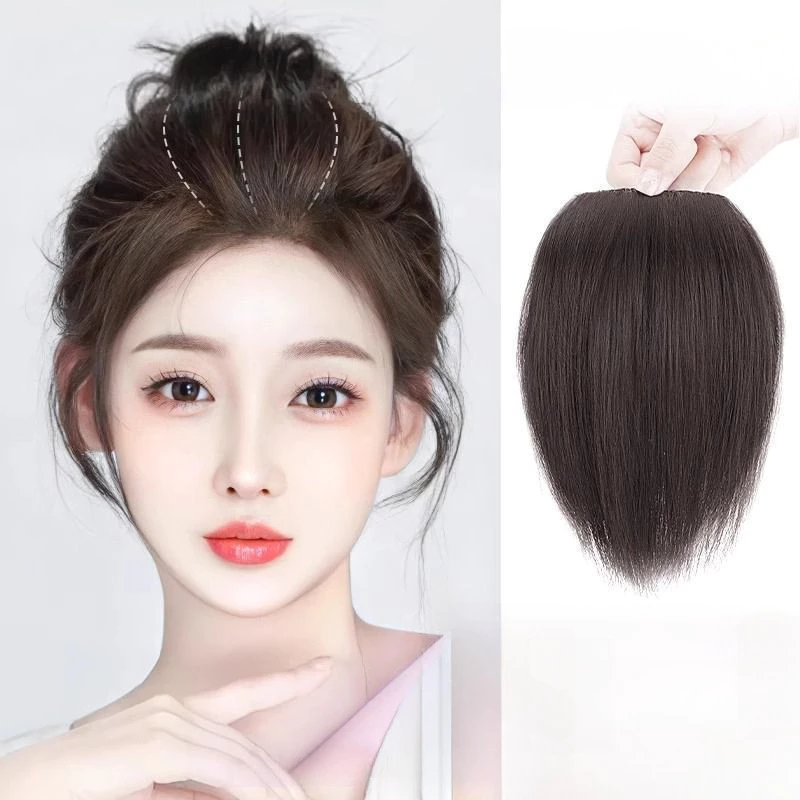 Miếng độn tóc nữ đỉnh đầu - Tăng độ phồng chân tóc, tạo kiểu tóc bồng bềnh, tăng độ dày 2 bên