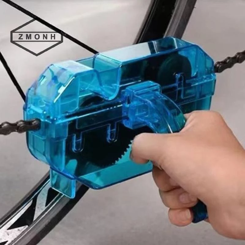 ZMONH Di Động Chain Cleaner Bàn Chải Xe Đạp Chà Rửa Dụng Cụ Leo Núi Đi Xe Đạp Bộ Vệ Sinh Phụ Kiện Ngoài Trời Dây Xích Vệ Sinh * Mới