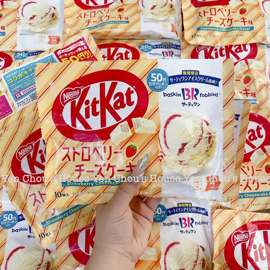 KITKAT BASKIN ROBBINS – STRAWBERRY CHEESECAKE EDITION