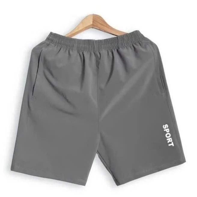 Quần short nam nữ in chữ phản quang SPORT,Quần đùi unisex vải co dãn và túi khoá chắc chắn-quần SPORT