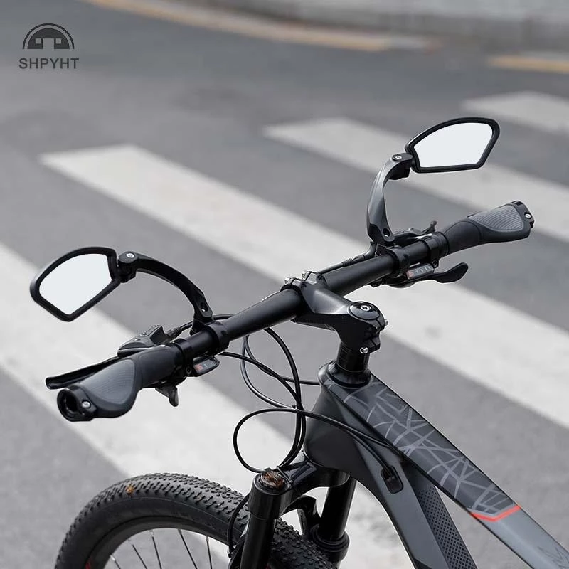 [SHPYHT] Gương chiếu hậu ống kính HD 360° Xoay Được Xe Đạp Leo Núi Gương Chiếu Hậu Mở Rộng Tầm Nhìn Rộng Xe Đạp Đường Bộ Gương Chiếu Hậu Phụ Kiện Mới