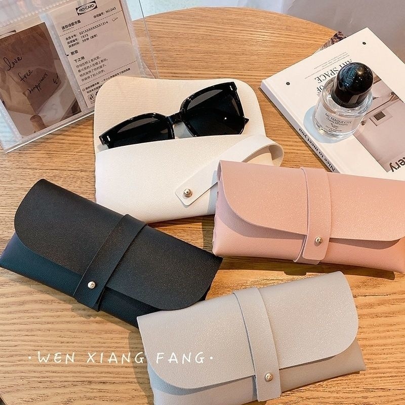 Túi Kính Mát Kính Mát Nam Nữ Hộp Bảo Quản Di Động Chống Nén Cận Thị Tự Động Đóng Kính Mát ins