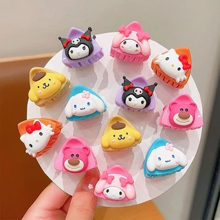 SANRIO Bộ 2 Kẹp Tóc hello kitty Cho Bé Gái