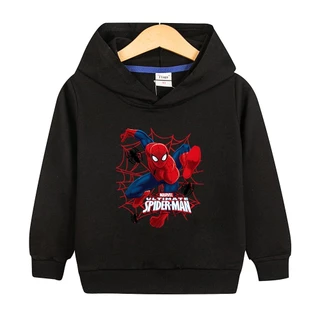 Áo Hoodie In Hình Người Nhện Hoạt Hình Thời Trang Mùa Thu 2023 Cho Bé 2-10 Tuổi