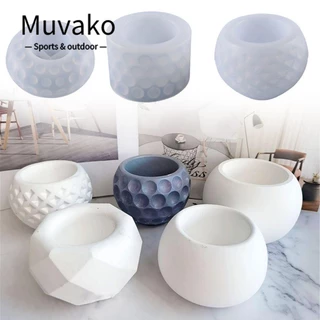 Muvako Khuôn silicone Làm Chậu Hoa resin / Trang Sức Thủ Công diy