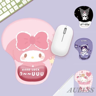 SANRIO Hoạt Hình Bộ Miếng Lót Chuột silicone Chống Trượt Hình kuromi melody Đáng Yêu