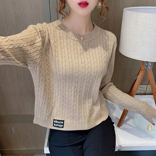 Áo sweater Cổ Lọ Dáng Rộng Thiết Kế Mới Thời Trang Mùa Thu Dành Cho Nữ