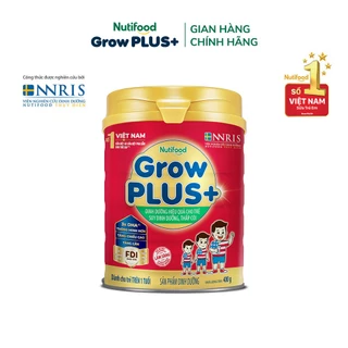 Sữa Bột GrowPLUS+  Đỏ Suy Dinh Dưỡng 400g - Trên 1 Tuổi Nutifood