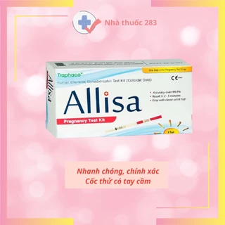 Que thử thai Alisa Traphaco - Đạt chuẩn xuất sang Châu Âu - Nhanh Chóng Chính Xác Mọi Thời Điểm Trong Ngày (Hộp 1 Que)