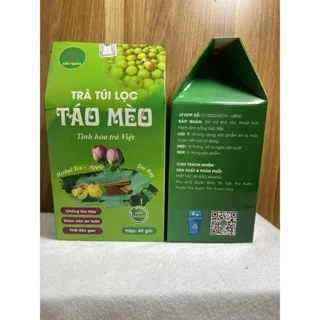 Trà túi lọc táo mèo Bảo Khang (hộp 40 túi), táo mèo khô, chống lão hóa, giảm cân, thải độc gan