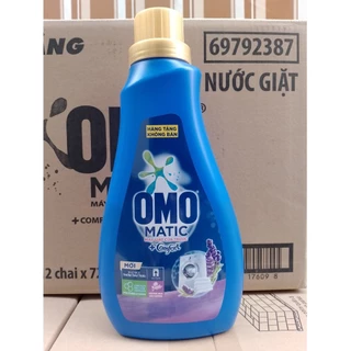 Nước giặt OMO Matic chuyên dụng Cửa Trước Lavender Khử Mùi Thư Thái 720g (Hàng khuyến mãi)