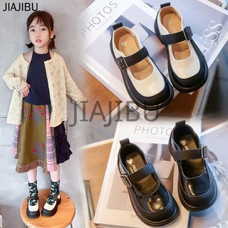 Fashion Kids Shoes Cute Girls Princess Shoes Children's Doll Shoes Girls  Lolita Shoes Giày Em Bé Chống Trơn Trượt Giày Mary Jane Thời Trang Hàn Quốc Dành Cho Bé Gái Giày Đế Bằng Thông Thường Cho Trẻ Em Giày Đồng Phục Học Sinh Tiểu Học giày trẻ em