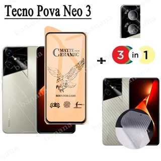 Kính Cường Lực Bảo Vệ Toàn Màn Hình 3 Trong 1 Cho tecno pova neo 3 + Nova neo 2 3 5g camon 18 18p 19 pro neo pop 5