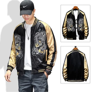 Mẫu mới áo khoác bomber in họa tiết rồng cá tính stylemarven ao khoac 9000030v5