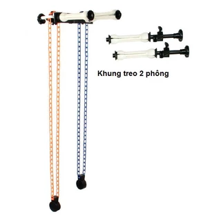 Trục kéo xích 2 phông nền cho studio không bao gồm thanh xà