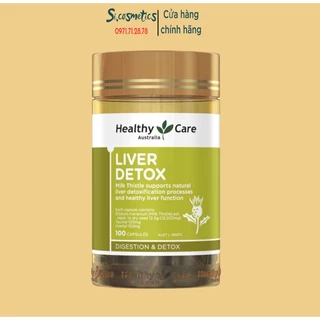 Viên uống Giải Độc Gan Healthy Care Liver Detox 100 Viên