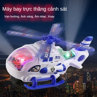 Máy Bay Trực Thăng Đồ Chơi Có Nhạc Và Đèn Cho Bé