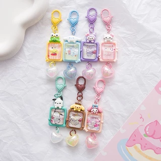 Ảnh Sanrio Móc Khóa Dễ Thương Kuromi Pacha Giai Điệu Hoạt Hình Schoolbag Mặt Dây Chuyền Móc Chìa Khóa Quyến Rũ