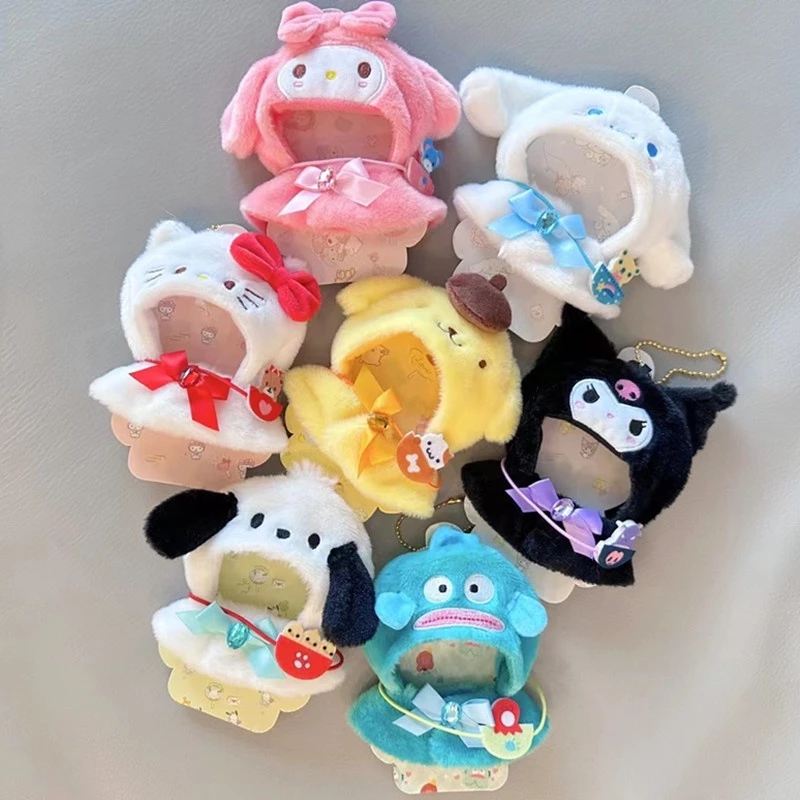 Mới Áo Choàng Nhồi Bông 10cm Hình sanrio hello kitty kuromi melody