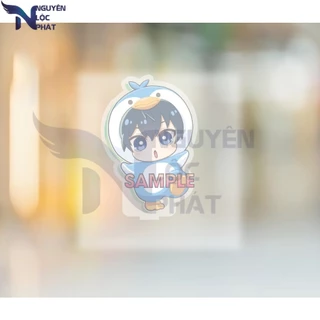 (3cm -5cm ) Mô hình in hình anime  BLUE LOCK ver gấu bông chibi tượng mica acrylic chibi trang trí trưng bày