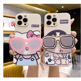 Ốp Điện Thoại Cho POCO C65 X6 M6 Pro Xiaomi 13T 12T 11T 10T Mi 13 12 11 Lite POCO X5 F5 X4 F4 F3 M5 M4 M3 X3 NFC X3 GT Cartoon Crayon Shin+Kính giữ trường hợp Silicone sáng tạo