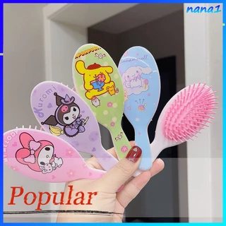 Sanrio Lược Chải Tóc Mát Xa Da Đầu Hình Công Chúa elsa pony Xinh Xắn Cho Bé Gái