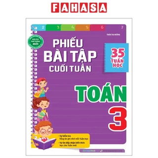 Sách Phiếu Bài Tập Cuối Tuần Toán 3