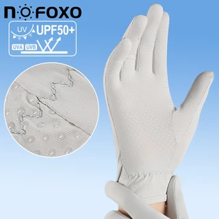 Nofoxo Găng Tay Chống Nắng Chống Trượt Chống Tia uv Thoáng Khí Thoải Mái Dùng Màn Hình Cảm Ứng Dành Cho Nam Nữ