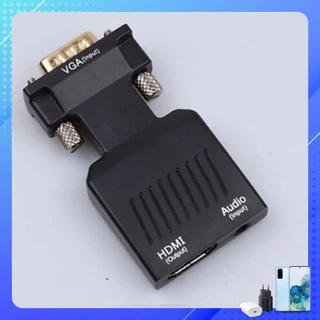 Đầu chuyển  VGA sang HDMI găn từ máy tinh , đầu ghi... cồng VGA sang màn hình cổng HDMI.