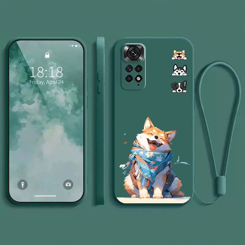 Ốp lưng Xiaomi Redmi note 11 11S 11 pro 10 pro poco M3 pro note 10 10s poco m5s 4g 5g  Ốp Điện Thoại Dẻo Họa Tiết Chú Chó  Dễ Thương Chống Sốc cute