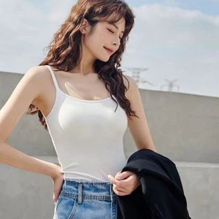 Áo hai dây nữ bản to chất liệu cotton mềm mịn co giãn tốt siêu xinh hot siêu xinh hot nhất hiện nay