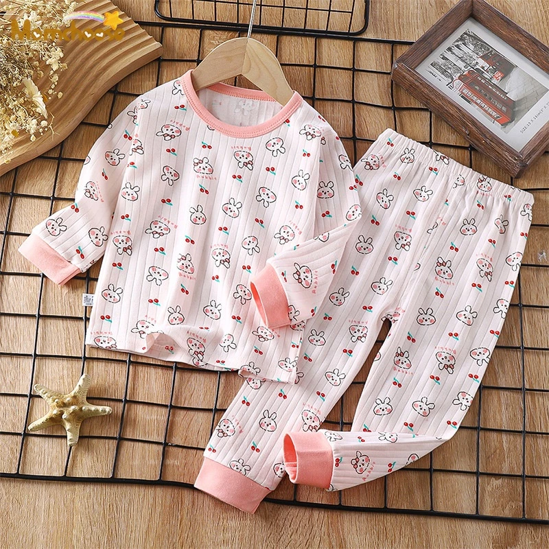 Momo Bộ Quần Áo Ngủ cotton Đáng Yêu Cho Bé