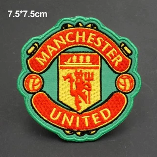 Flc Miếng Dán Ủi Quần Áo Thêu Hình Logo Câu Lạc Bộ manchester united