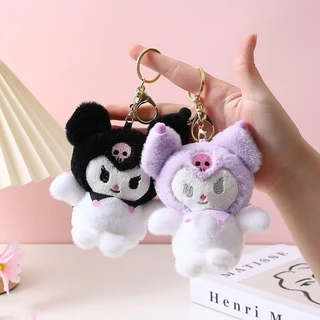 Sanrio Kuromi Sang Trọng Móc Khóa Dễ Thương Sang Trọng Đồ Chơi Búp Bê Curomi Quà Tặng Trẻ Em