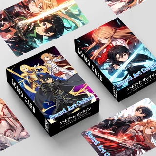 Sword Art Online Lomo Card Double-sided Color Printing Photocard 30pcs/box