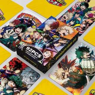 My Hero Academia Laser Box Photocard Lomo Card Postcard Stickers