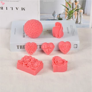 Khuôn silicone Làm Bánh Kẹo / Sô Cô La Hình Hoa Hồng 3d