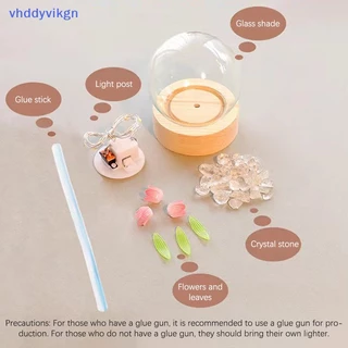 Vhdd Đèn Ngủ Bóng Thủy Tinh led Hình Hoa tulip mini Trang Trí Phòng Ngủ / Tiệc Cưới / Sinh Nhật / Làm Quà Tặng Sinh Nhật vn