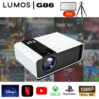 (Miễn phí chân đứng) Máy chiếu Lumos G86 Mini FULL HD 1080P Android WIFI LCD Led dành cho rạp gia đình