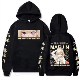 Áo Hoodie In Hình Anime My Dress-Up Darling Phong Cách Hip Hop Đường Phố