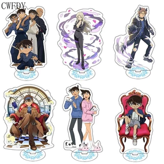 Mô hình Standee Thám Tử Lừng Danh Conan Anime Hình Acrylic Đứng Shinichi Ran Anime Chibi decor góc học tập để bàn