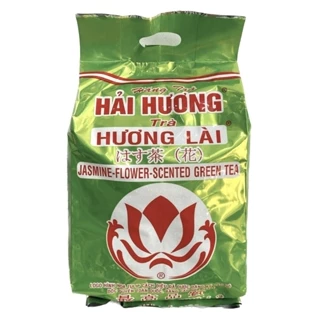 Bịch 400g trà xanh hương lài Hải Hương, đặc sản bảo lộc Lâm Đồng. Date mới 12 tháng