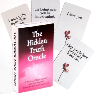 The Hidden Truth Oracle, 54 Card Deck, Learning Tarot Cards For Beginners, Love Oracle Cards, Tarot Cards, Fortune Telling Gam, Quà tặng bói toán e, Trò chơi bài